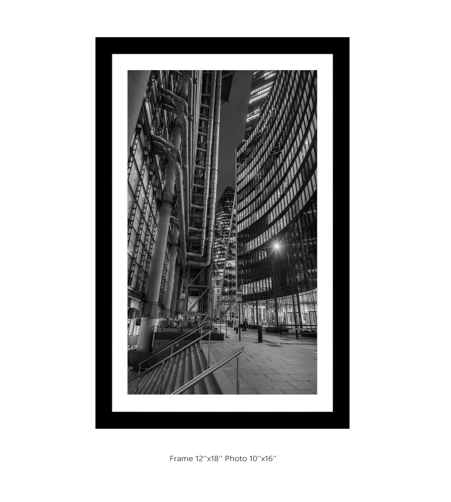 City of London 1 B&W Framed Portrait